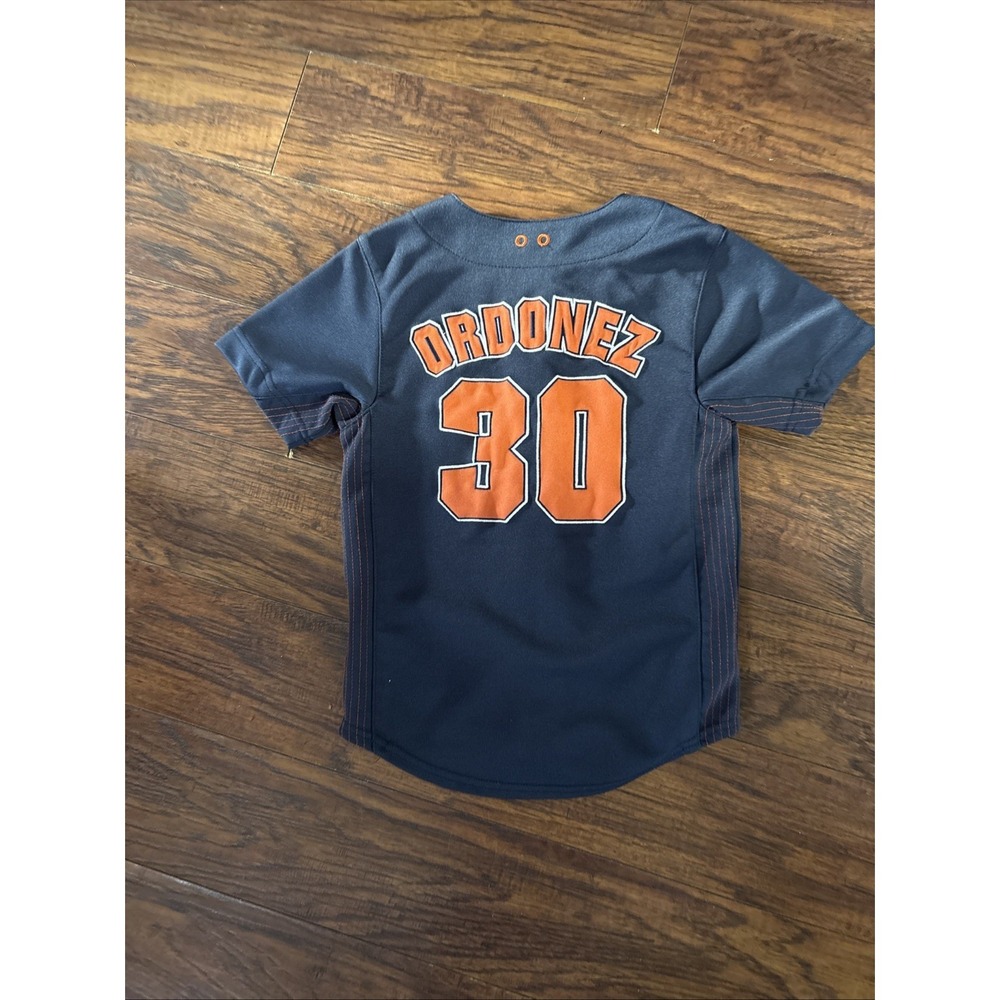 Magglio Ordonez #30 MLB Detroit Tigers Sewn Jersey True Fan Youth small 6-7